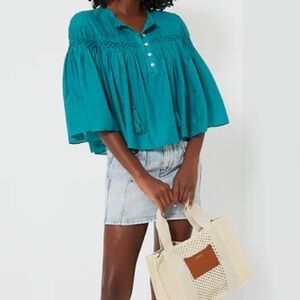 Marant Etoile Axeliana Emerald Top